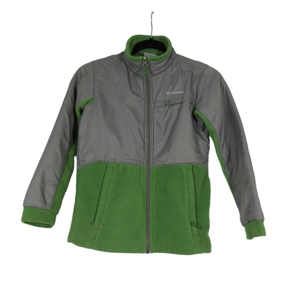Columbia youth Steens Mountain overlay fleece full zip jacket M